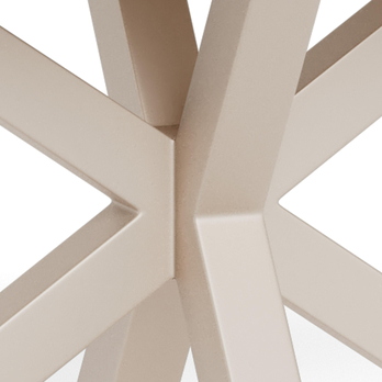 Jedálenský stôl HEAVEN IV prírodná/sivá 6