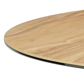 Jedálenský stôl HEAVEN V prírodná/matná čierna 3