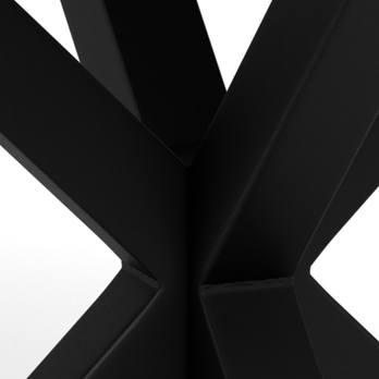 Jedálenský stôl HEAVEN V prírodná/matná čierna 5