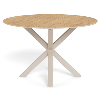 Jedálenský stôl HEAVEN V prírodná/sivá 2