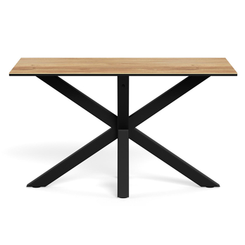 Jedálenský stôl HEAVEN VI prírodná/matná čierna 3