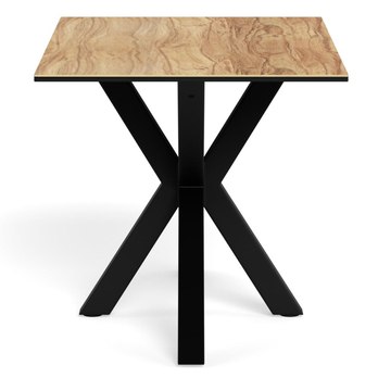 Jedálenský stôl HEAVEN VI prírodná/matná čierna 4