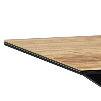 Jedálenský stôl HEAVEN VI prírodná/matná čierna 5