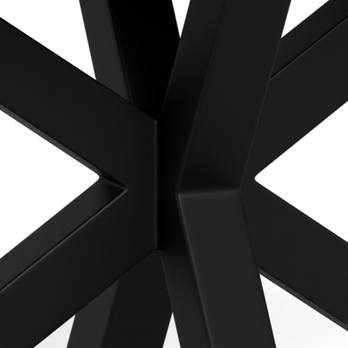 Jedálenský stôl HEAVEN VI prírodná/matná čierna 7