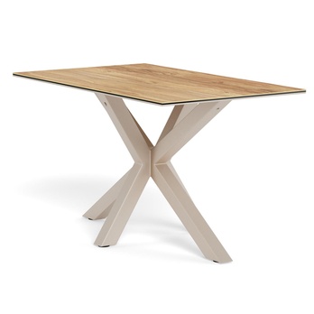 Jedálenský stôl HEAVEN VI prírodná/sivá 2