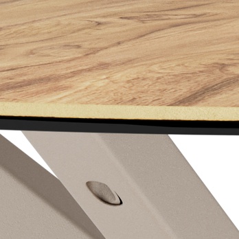 Konferenčný stolík HEAVEN divoký dub/sivá 4