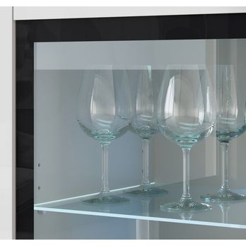 Komoda HECTOR biela/biela vysoký lesk 4