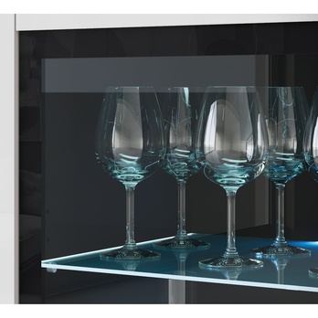 Komoda HECTOR biela/biela vysoký lesk 5