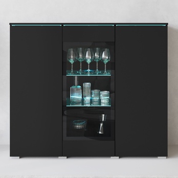 Komoda HECTOR čierna 3