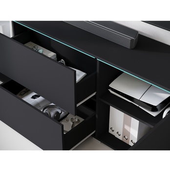 TV komoda HECTOR čierna 3