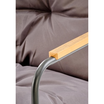 Záhradný set HEDSUN sivá/hnedá 10