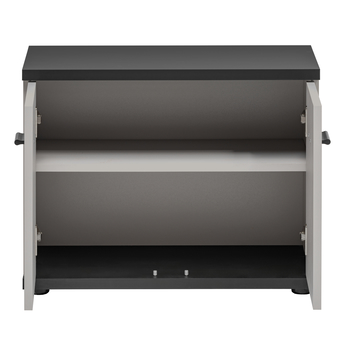 Skrinka na topánky HEGU 7 kašmírová/čierna 1