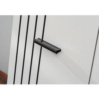 Skrinka na topánky HEGU 7 kašmírová/čierna 2