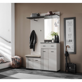 Predsieňová zostava HEGU kašmírová/čierna 1