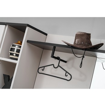 Predsieňová zostava HEGU kašmírová/čierna 5