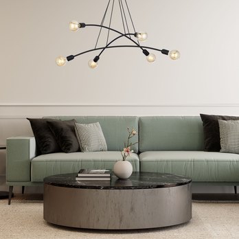 Závesné svietidlo HELIX čierna 1