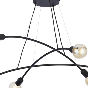 Závesné svietidlo HELIX čierna 3