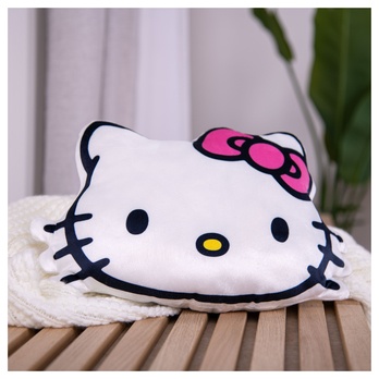 Vankúš HELLO KITTY biela/ružová, 36x26 cm 2