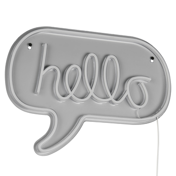 Nástenné LED svietidlo HELLO biela/viacfarebná 2