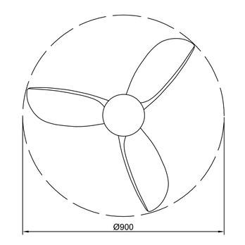 Stropné LED svietidlo s ventilátorom HELSINKI biela 1