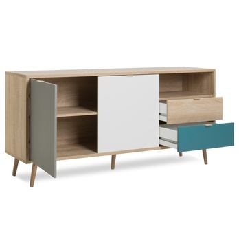 Komoda HENDRICK 51 dub sonoma/viacfarebná 2