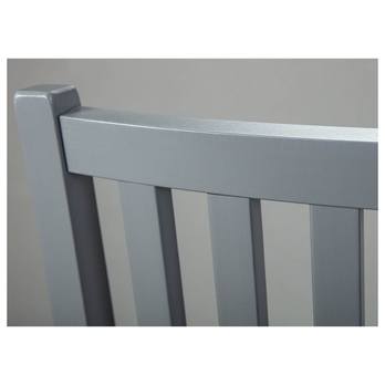 Jedálenská stolička HENRIETTA sivá 4