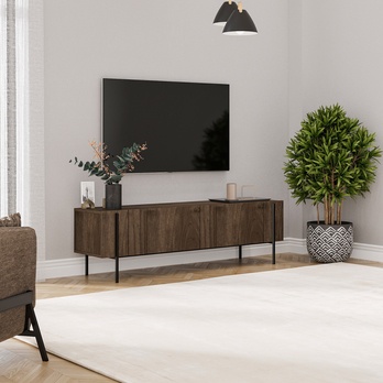 TV stolík HERMAN orech 1