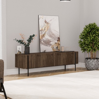 TV stolík HERMAN orech 5