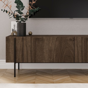 TV stolík HERMAN orech 6