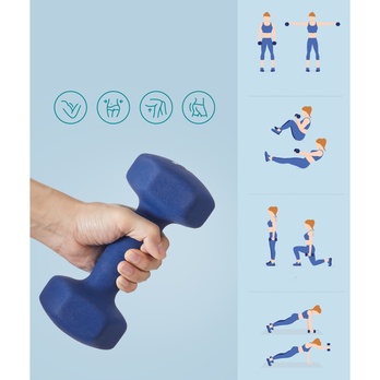 Sada činiek HEX modrá, 2 ks 3