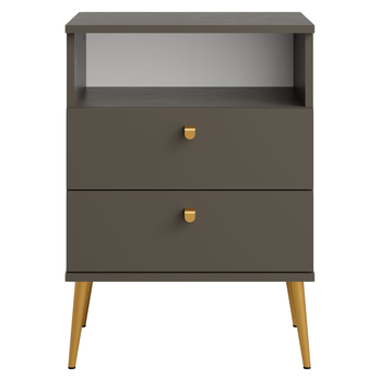 Nočný stolík HIGH I tmavobéžová 3