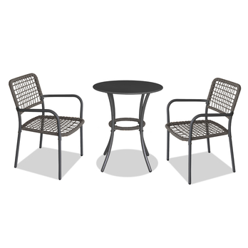 Záhradná zostava HILARIUS antracitová 1