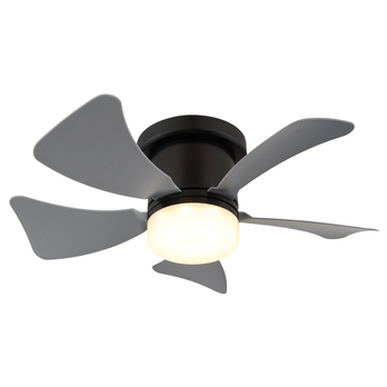 Stropné LED svietidlo s ventilátorom HINES sivá/čierna 2