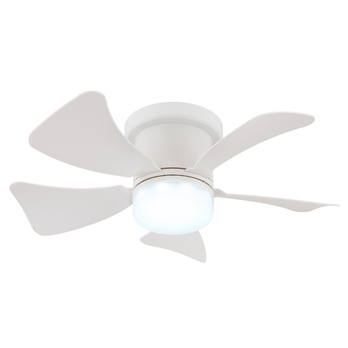 Stropné LED svietidlo s ventilátorom HINES biela 3