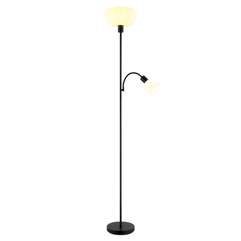 Stojacia lampa HINTON čierna/biela 4