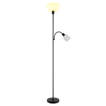 Stojacia lampa HINTON čierna/biela 6