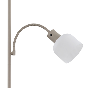 Stojacia lampa HINTON piesková/biela 3