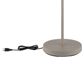 Stojacia lampa HINTON piesková/biela 8