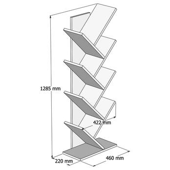 Regál HITIT biela 2