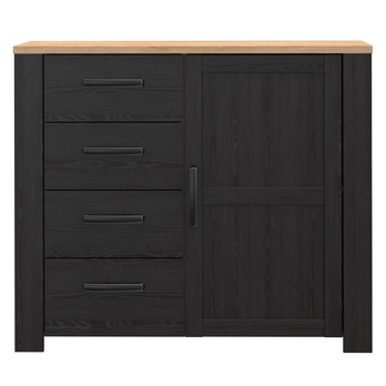 Komoda HOBLO dub riviera/dub cabezone, šírka 102 cm 3