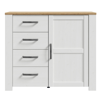 Komoda HOBLO dub riviera/smrekovec, šírka 102 cm 3