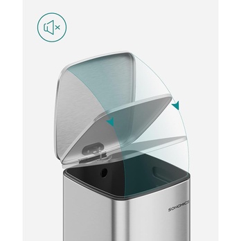 Odpadkový kôš HOLD strieborná 3