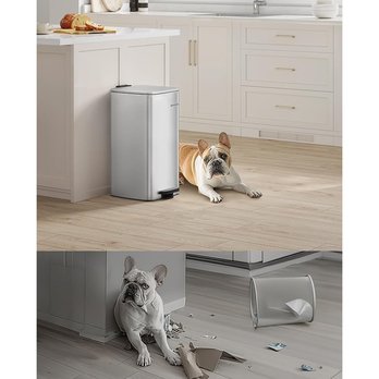 Odpadkový kôš HOLD strieborná 4