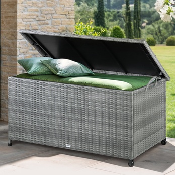 Záhradný box HOLE sivá 1