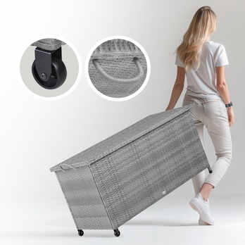 Záhradný box HOLE sivá 2