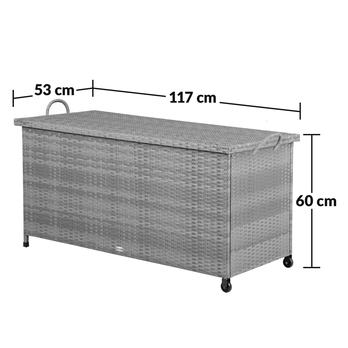 Záhradný box HOLE sivá 6