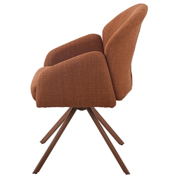 Stolička HOLLY S medená, sada 2 ks 5