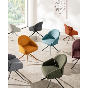 Stolička HOLLY S sivá, sada 2 ks 1