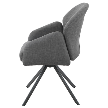 Stolička HOLLY S sivá, sada 2 ks 5