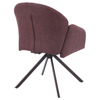 Stolička HOLLY S vínová, sada 2 ks 7